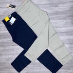 duster blue big size cotton pant
