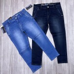 Wood machine Ankle Fit Jeans
