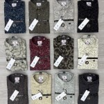 logoff cotton oxford printed shirt