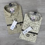 logoff cotton oxford printed shirt