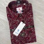 logoff cotton oxford printed shirt