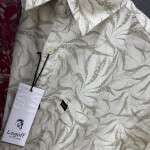 logoff cotton oxford printed shirt