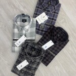 logoff cotton oxford checks shirt