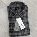 logoff cotton oxford checks shirt