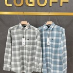 logoff cotton oxford checks shirt