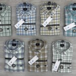 logoff oxford lycra checks shirt