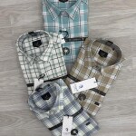 logoff oxford lycra checks shirt