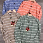 Wood machine Chinese Coller Shirt