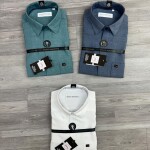 Wood machine Imported Linen Shirt