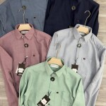 Wood machine Imported Linen Shirt