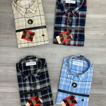 Wood Machine Oxford Checked Shirt