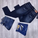 Wood machine Ankle Fit Jeans