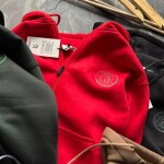 logoff zipper hoodies