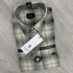 logoff brushing twill checks shirt