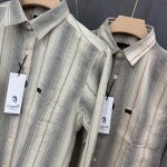 logoff brushing twill checks shirt