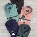 Black letter imported satin shirts