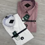 Black letter imported satin shirts