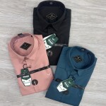 Black letter imported satin shirts