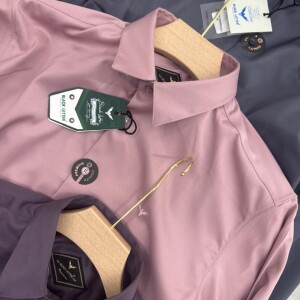 Black letter imported satin shirts