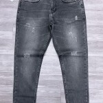 black letter tone jeans pant