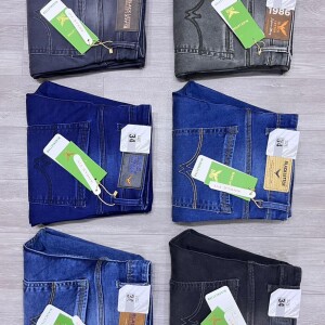 black letter tone jeans pant