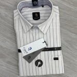 logoff cotton oxford stripes shirt