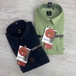 logoff twill double pocket shirt