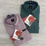 logoff twill double pocket shirt