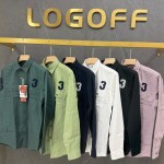 logoff twill double pocket shirt