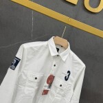 logoff twill double pocket shirt