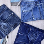 Wood machine Ankle Fit Jeans