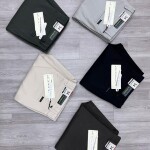 black letter ankle fit cotton pant