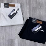 Wood machine Ankle Fit cotton pant