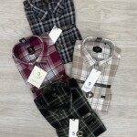 logoff imported checks shirt