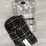 logoff imported checks shirt