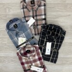 logoff imported checks shirt