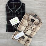 logoff imported checks shirt