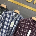 logoff imported checks shirt