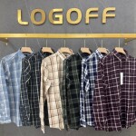 logoff imported checks shirt