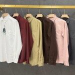 black letter linen shirt