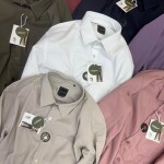 LOGOFF COTTON OXFORD LYCRA SHIRT