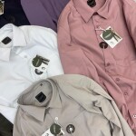 LOGOFF COTTON OXFORD LYCRA SHIRT