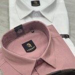 LOGOFF half sleeve oxford lycra shirt