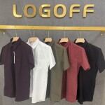 LOGOFF half sleeve oxford lycra shirt