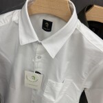 LOGOFF half sleeve oxford lycra shirt