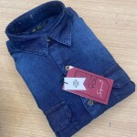 s squere denim shirt