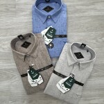 black letter imported linen shirt