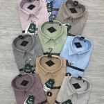 black letter imported linen shirt