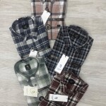 logoff imported checks shirt