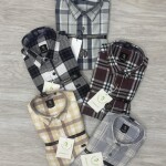 logoff imported checks shirt